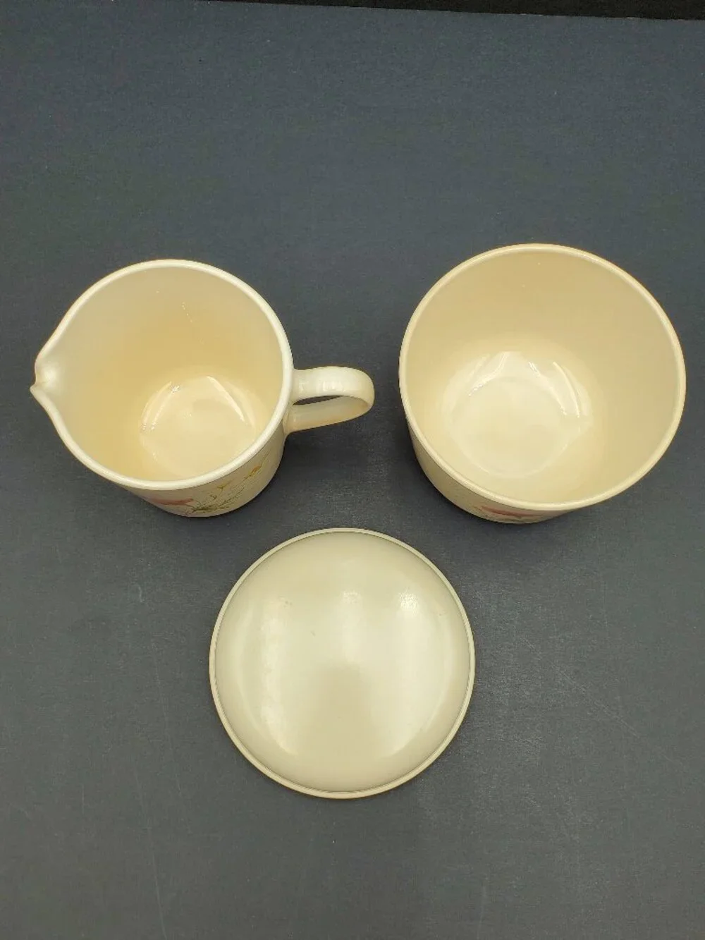Corning Cornerstone Summer Mist Creamer & Sugar Bowl Corelle Summer Mist